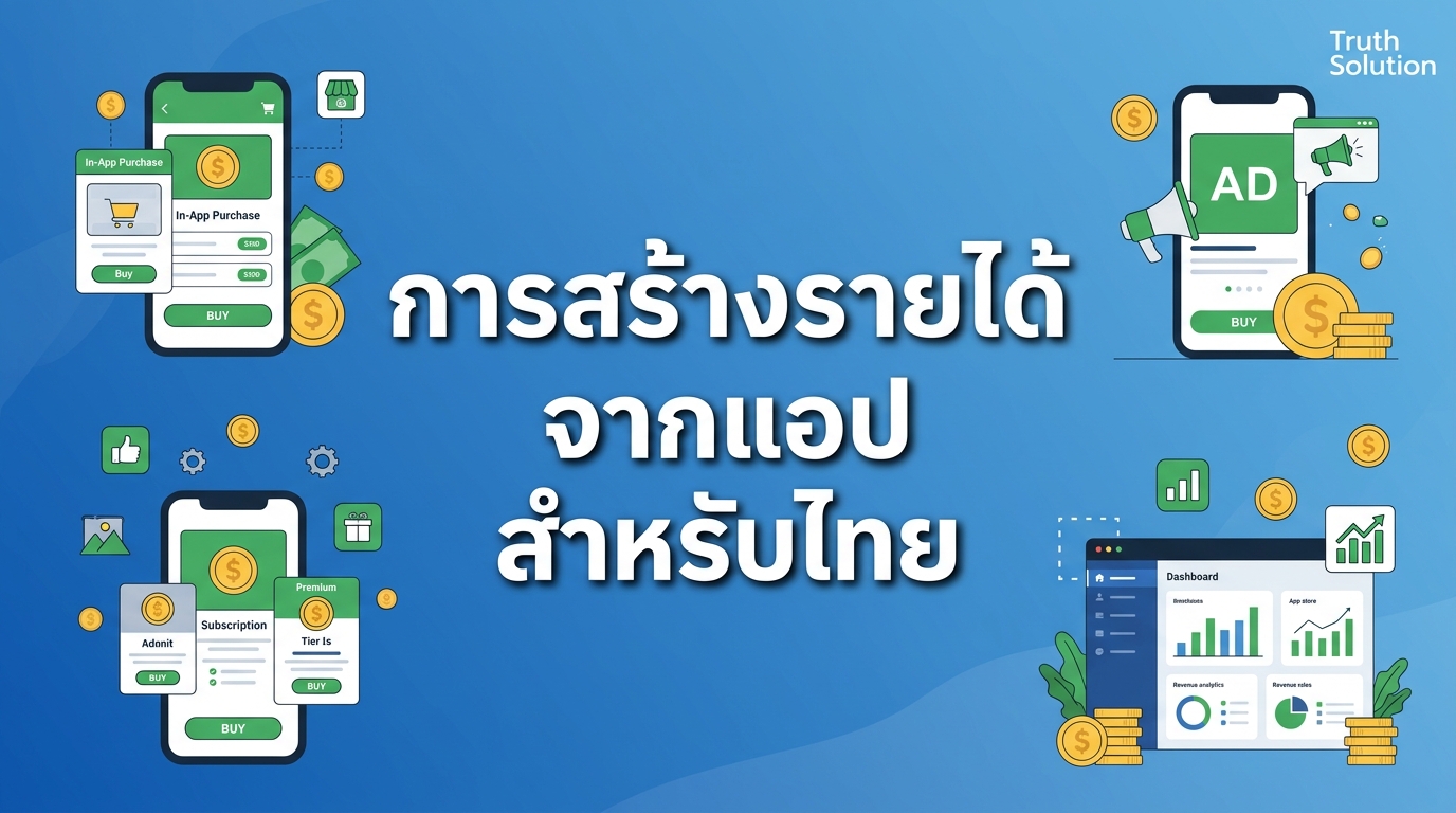 กลยุทธ์การสร้างรายได้จากแอปมือถือสำหรับตลาดไทย