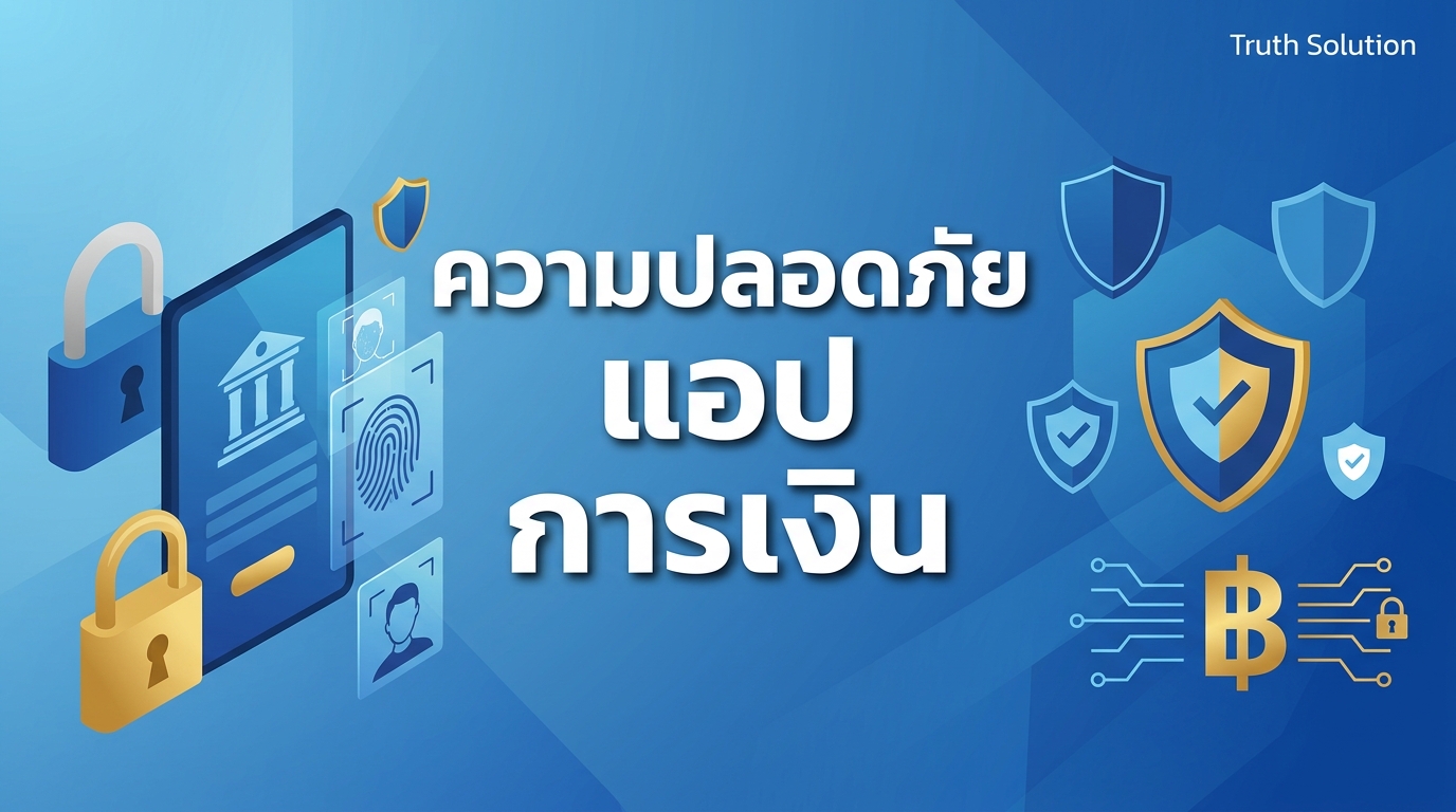 Software Security Best Practices สำหรับแอปพลิเคชันการเงินไทย