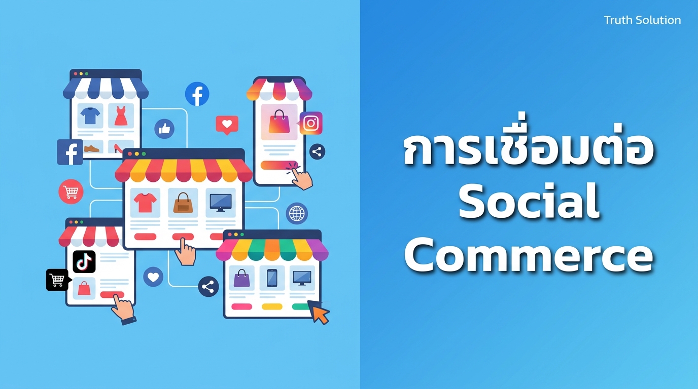 การเชื่อมต่อ Social Commerce สำหรับร้านค้าออนไลน์ไทย
